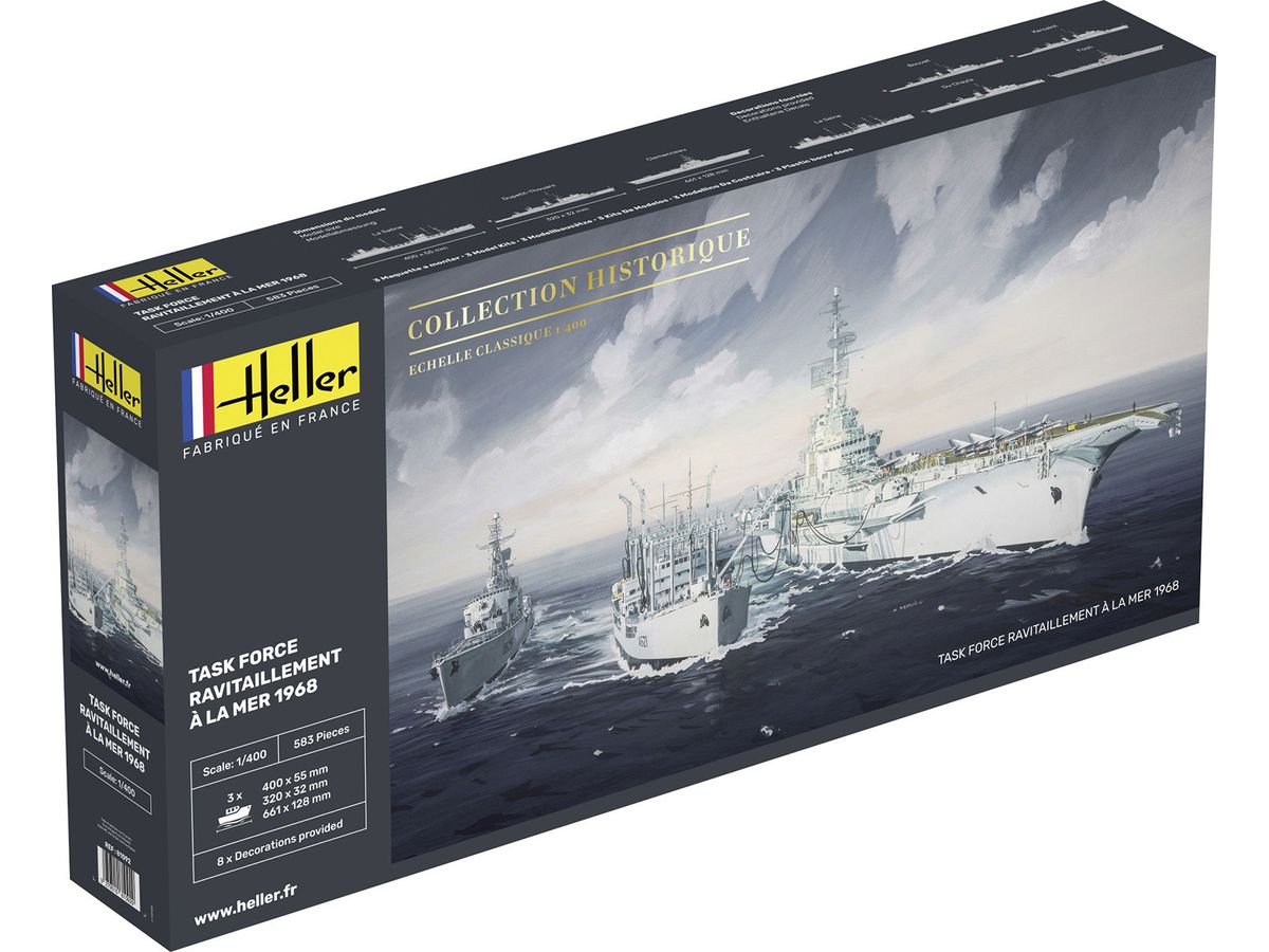 1/400 1968 海上給油任務セット (航空母艦・給油艦・護衛艦)