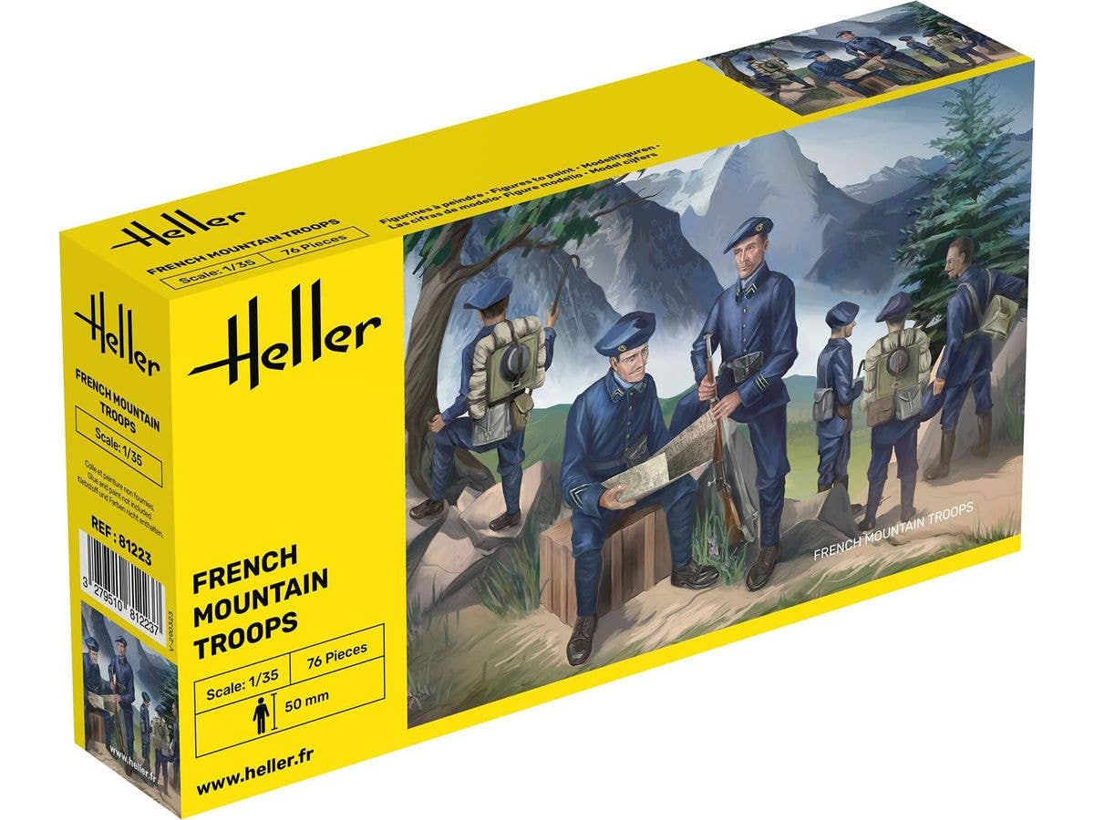 1/35 WW.I フランス軍 山岳歩兵 ブルーデビルズ