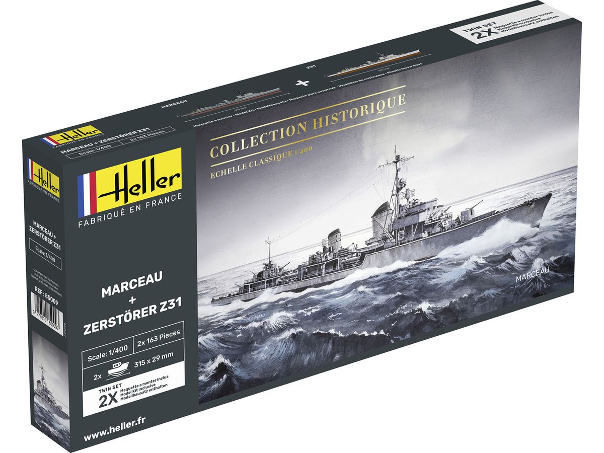 1/400 Z31 駆逐艦 マルソー & ツェルステラー 2艦セット