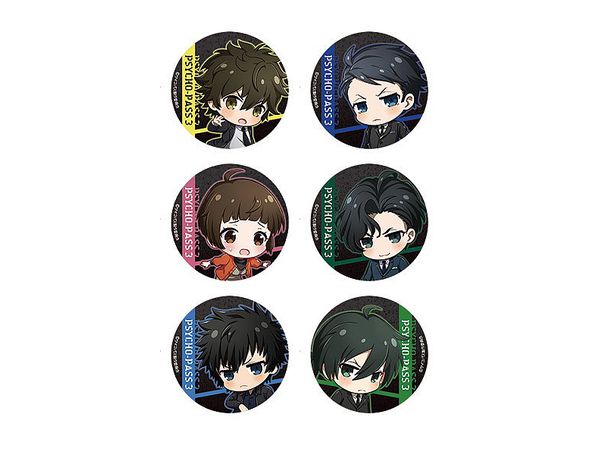 PSYCHO-PASS サイコパス 3 キラ缶バッジ 1Box 6pcs