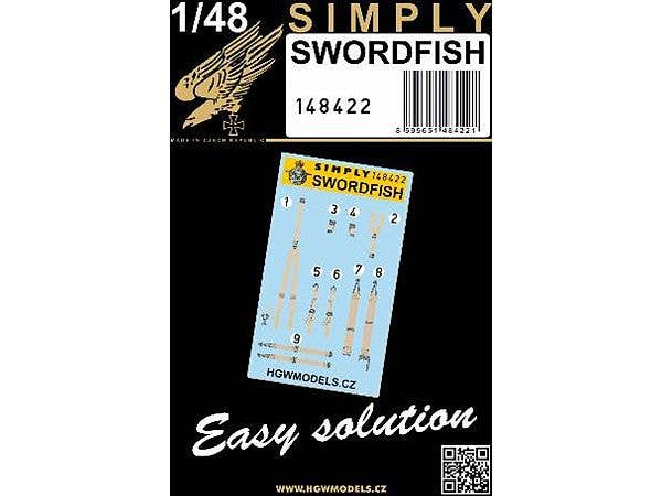 1/48 フェアリー ソードフィッシュ3Dデカールシートベルト