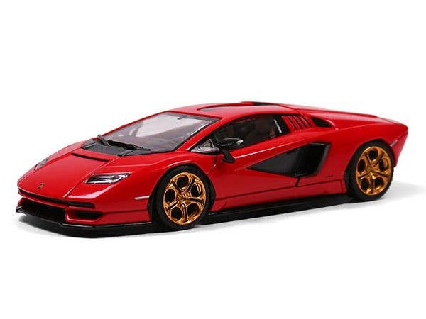 1/64 ランボルギーニ カウンタック LPI 800-4 レッド ゴールドホイールリム