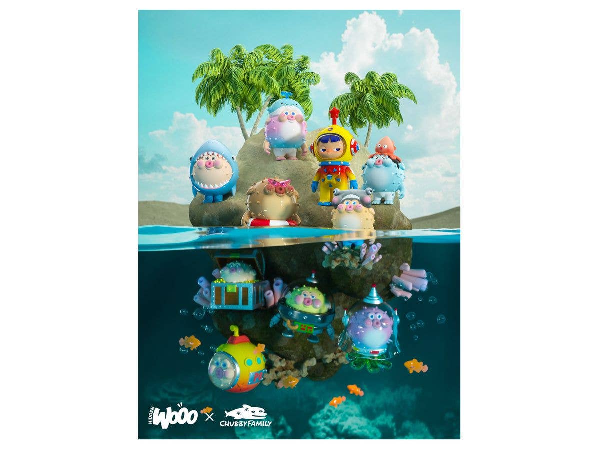 WOOO x CHUBBY FAMILY CHUBBYPOPO オーシャンシリーズ TRADITION Ver. 1Box 9pcs