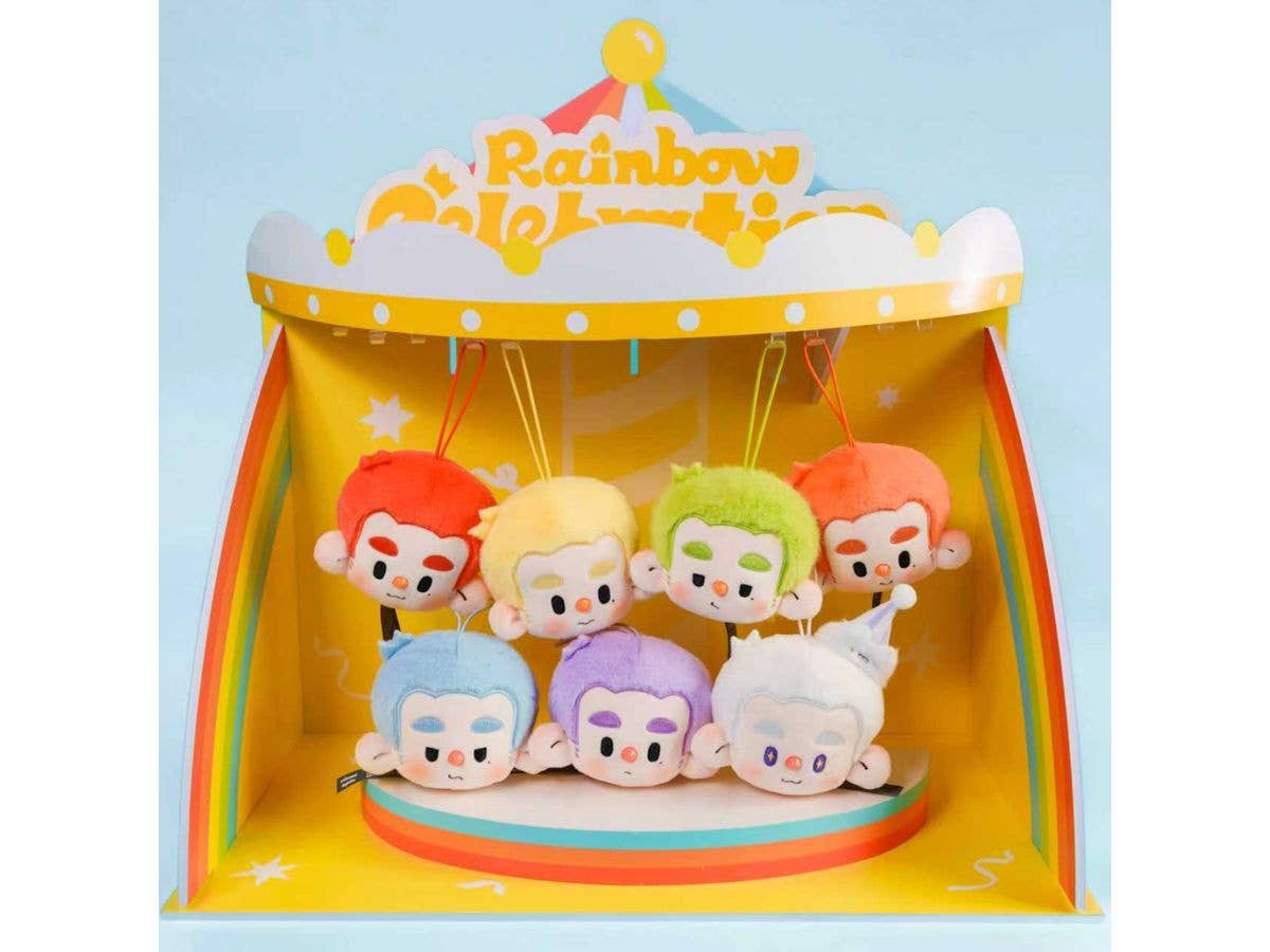 HUROBO レインボーセレブレーション ぬいぐるみペンダント 1Box 6pcs