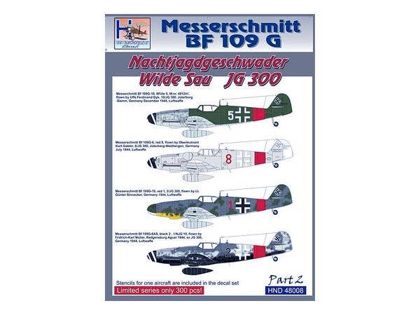 1/48 Bf109G ヴィルデザウ パート2 (JG300)