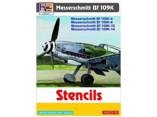 1/72 Bf 109K-4/6/10/14 ステンシル