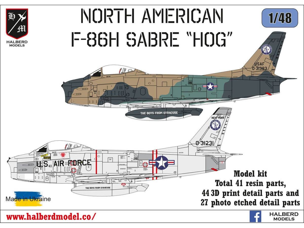 1/48 ノースアメリカン F-86H セイバー・ホッグ
