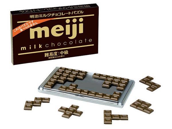 明治ミルクチョコレートパズル