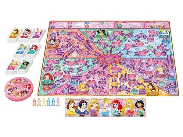 ディズニープリンセス アートすごろく