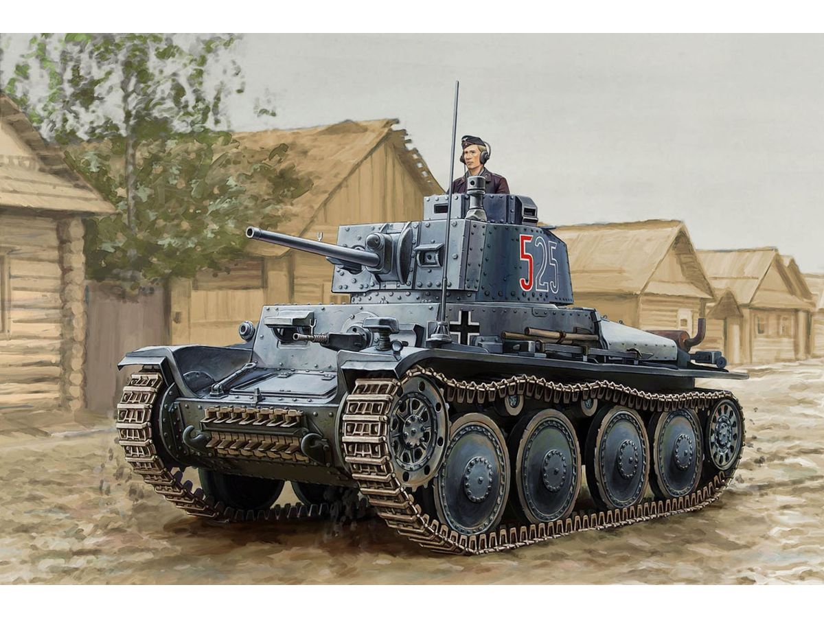 1/16 ドイツ 38(t)戦車 E/F型