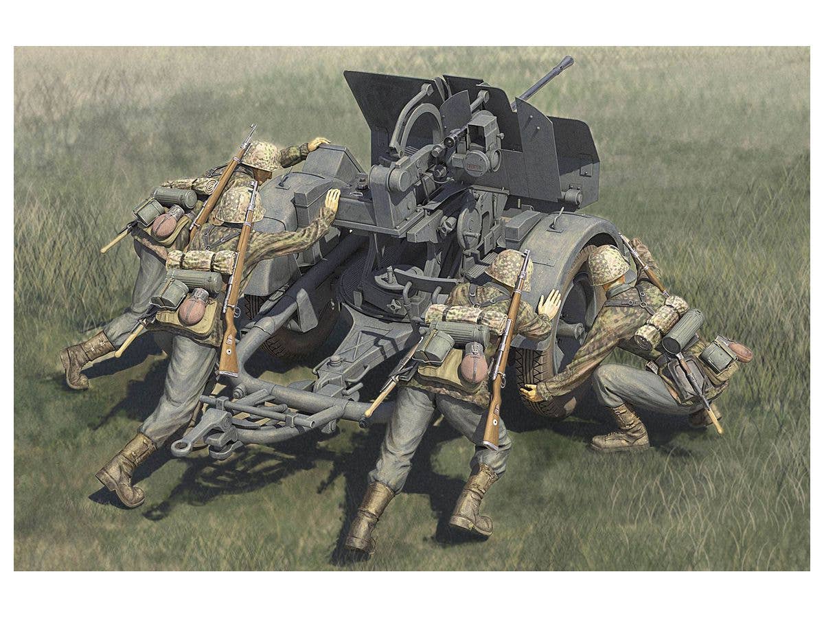 1/35 日本海軍 89式 12.7cm 連装高角砲 砲兵 5体付 | HLJ.co.jp