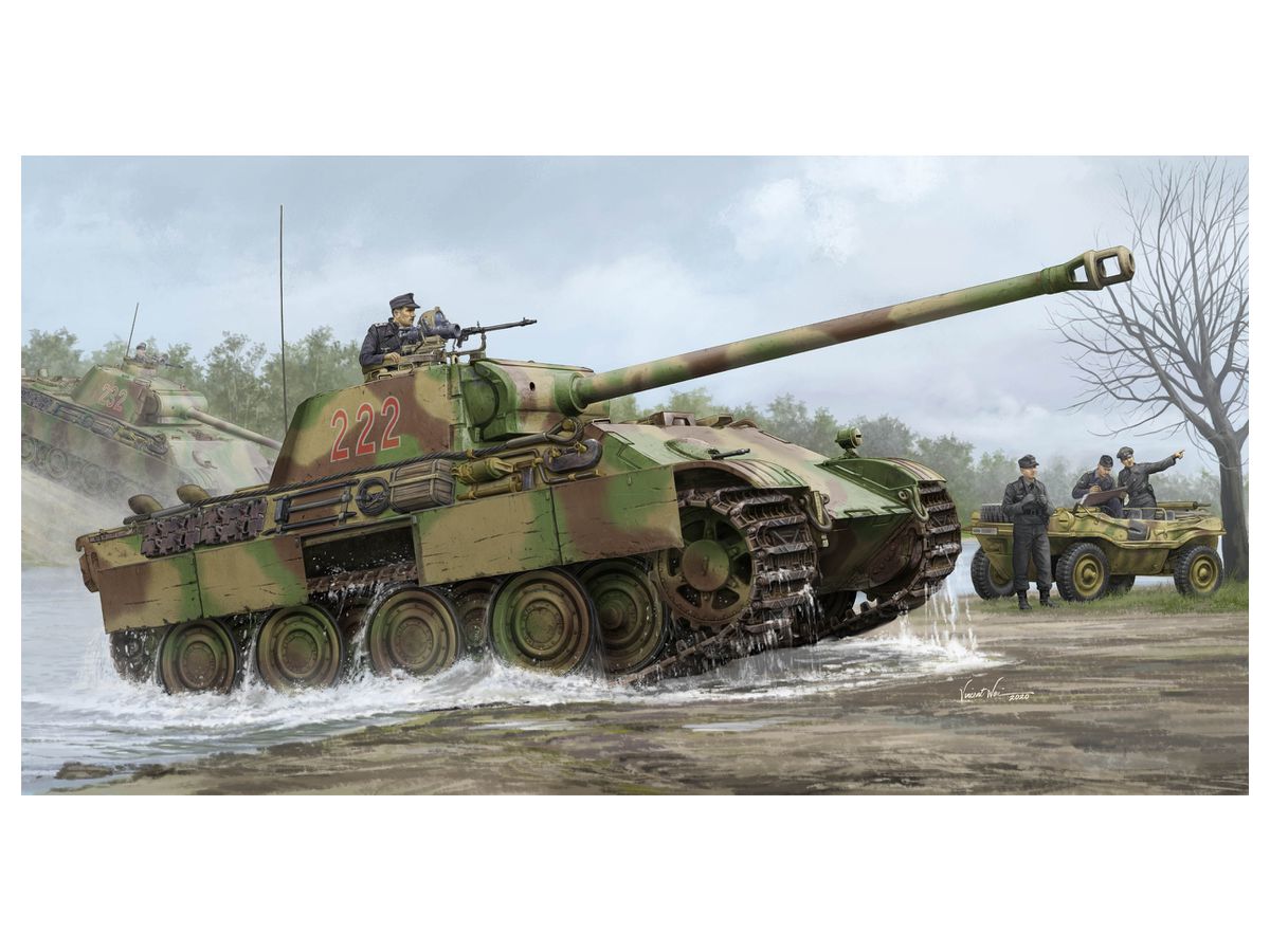 1/35 ドイツ中戦車 パンサーG型 (後期)