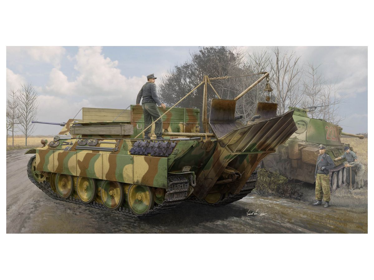1/35 ドイツ ベルゲパンサー G型 戦車回収車