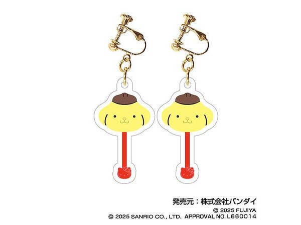 サンリオキャラクターズチョコレート: Clearイヤリング 04 ポムポムプリン