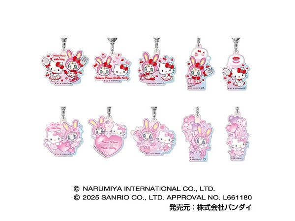メゾピアノ x ハローキティ: オーロラアクリルキーホルダー 1Box 10pcs