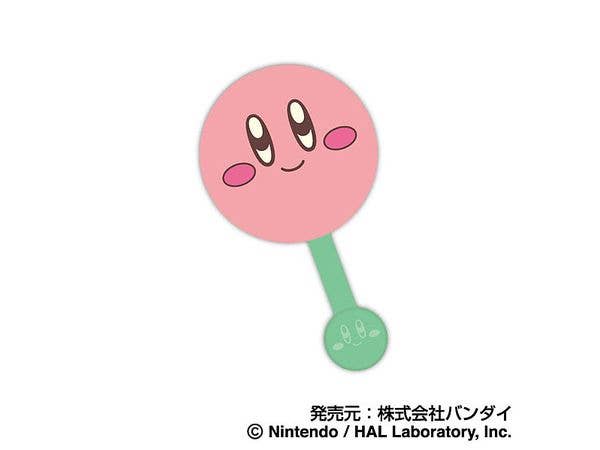 星のカービィ: スティックチョコハンドミラー 01 カービィフェイス