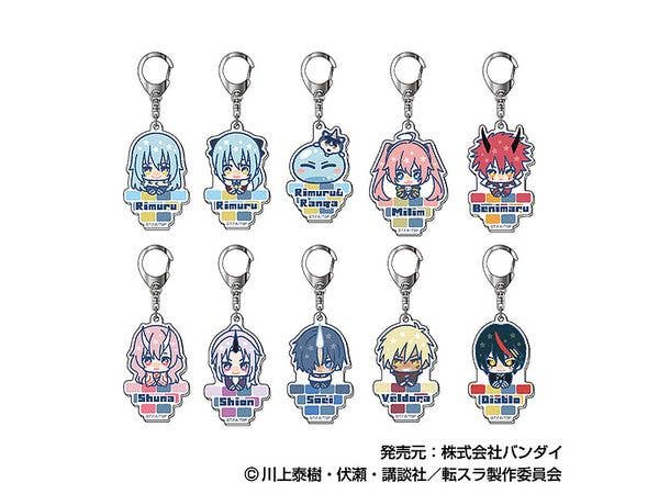 転生したらスライムだった件: アクリルキーホルダー ぴっこりーず 1Box 10pcs