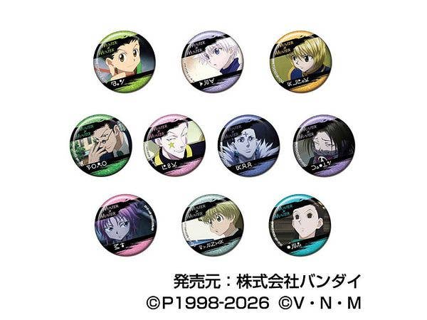 HUNTER x HUNTER: メモリーグリッターCANバッジ  1Box 10pcs