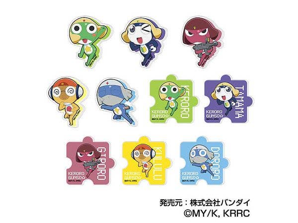 ケロロ軍曹: アクリルステッカー  1Box 10pcs