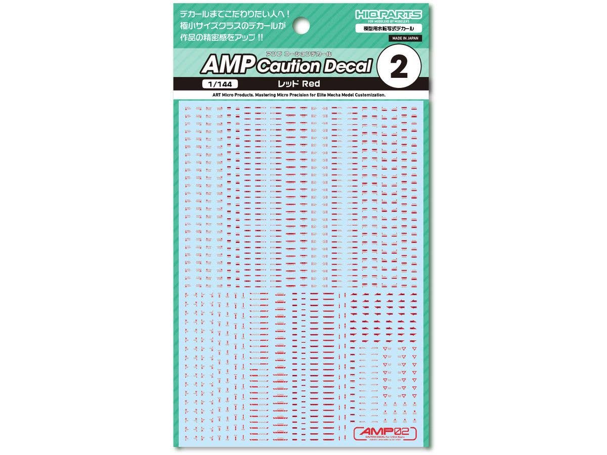 1/144 AMP02 コーションデカール レッド(1枚入)