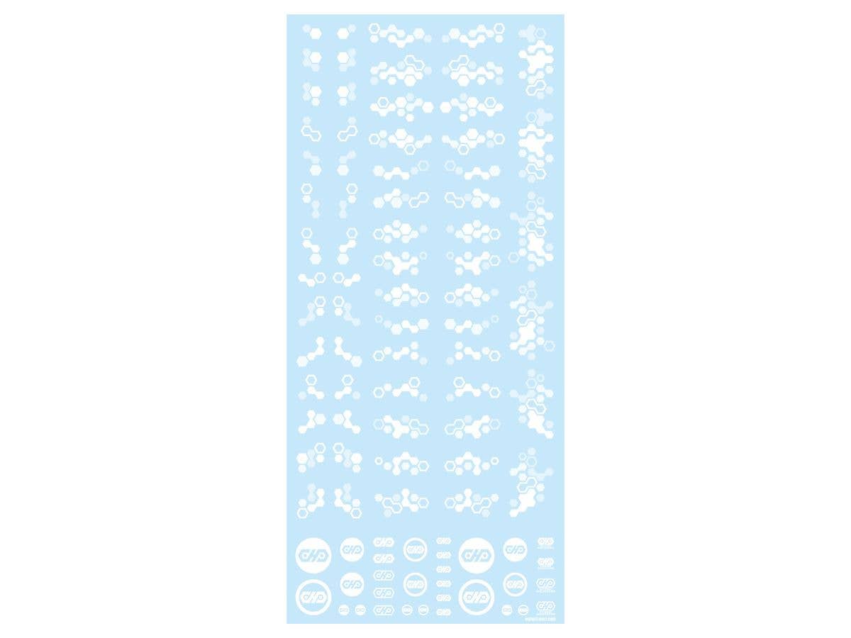 ヘックス迷彩用デカール2 ホワイト(1枚入)