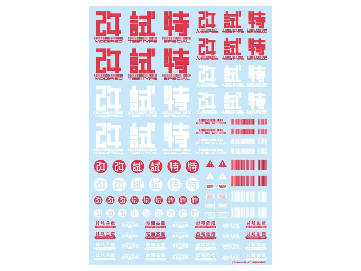 RG エヴァンゲリオンデカール 1 | HLJ.co.jp