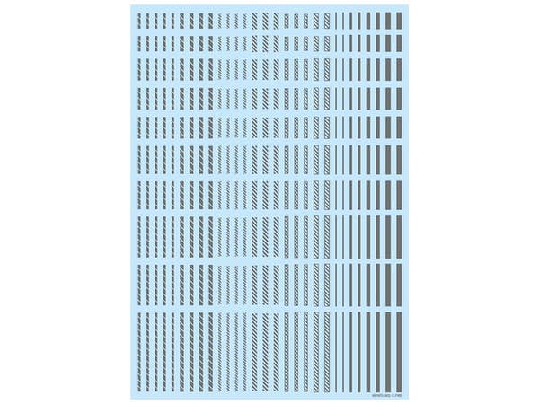 ラインデカール 2 グレー (1枚入)