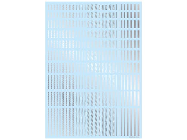 ラインデカール2 シルバー (1枚入)