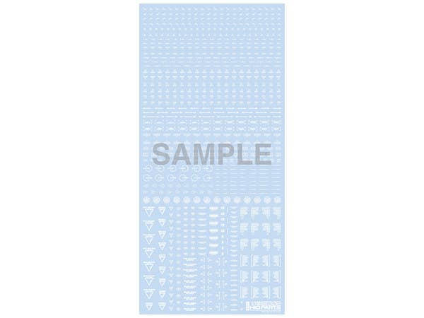 1/100 RB02 コーションデカール ワンカラー ホワイト (1枚入)