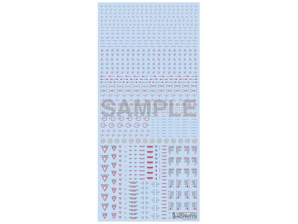 1/100 レッド&グレー RB02コーションデカール