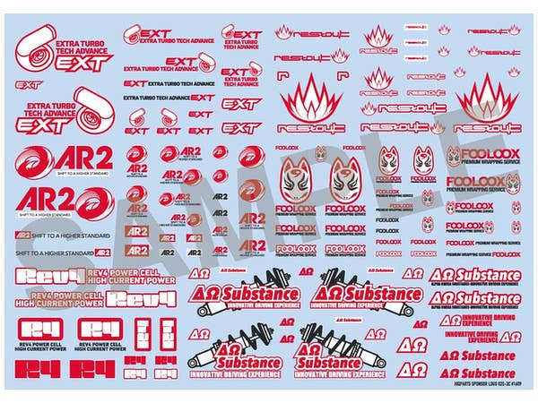 スペースクリッパーロゴデカールセット V3 | HLJ.co.jp