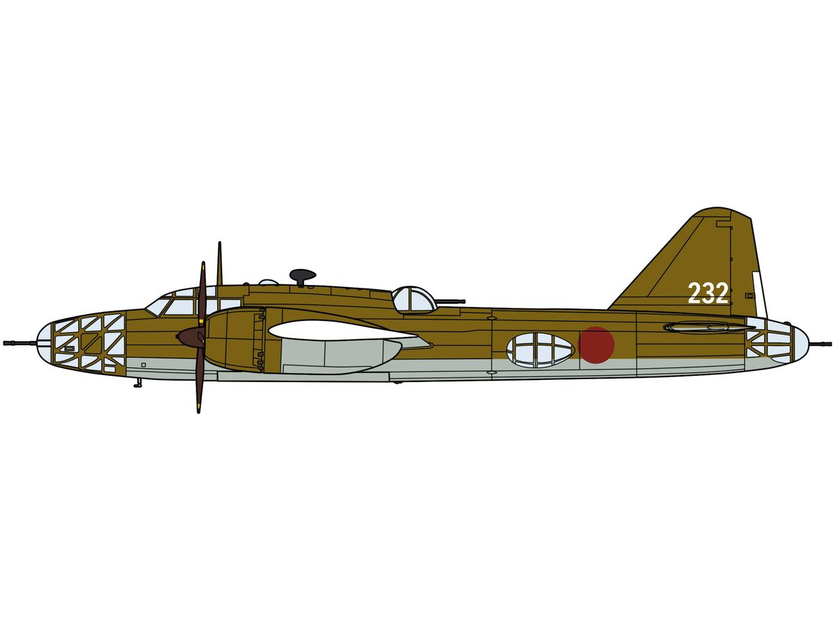 1/72 三菱 キ67 四式重爆撃機 飛龍 第4教導飛行隊
