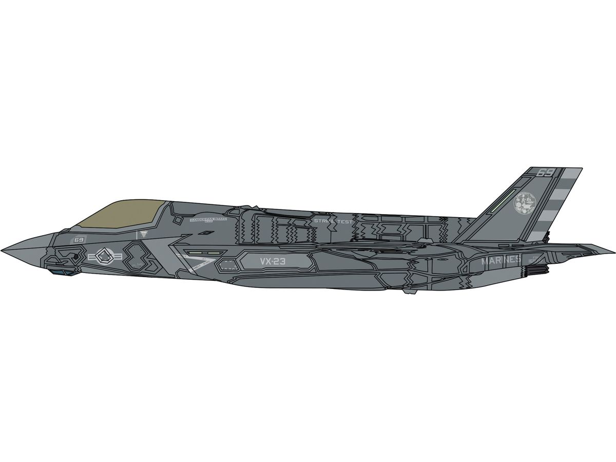 1/72 F-35 ライトニングII (B型) U.S.NAVY VX-23 かが発着艦試験