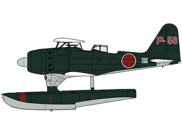 1/48 三菱 F1M2 零式水上観測機 11型 前期型 山陽丸搭載機