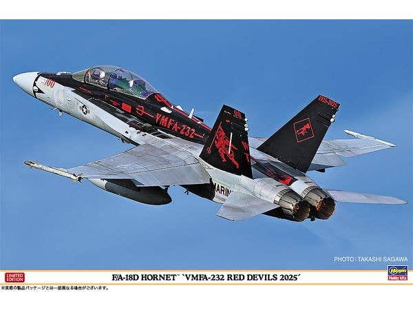 1/48 F/A-18D ホーネット VMFA-232 レッドデビルズ 2025