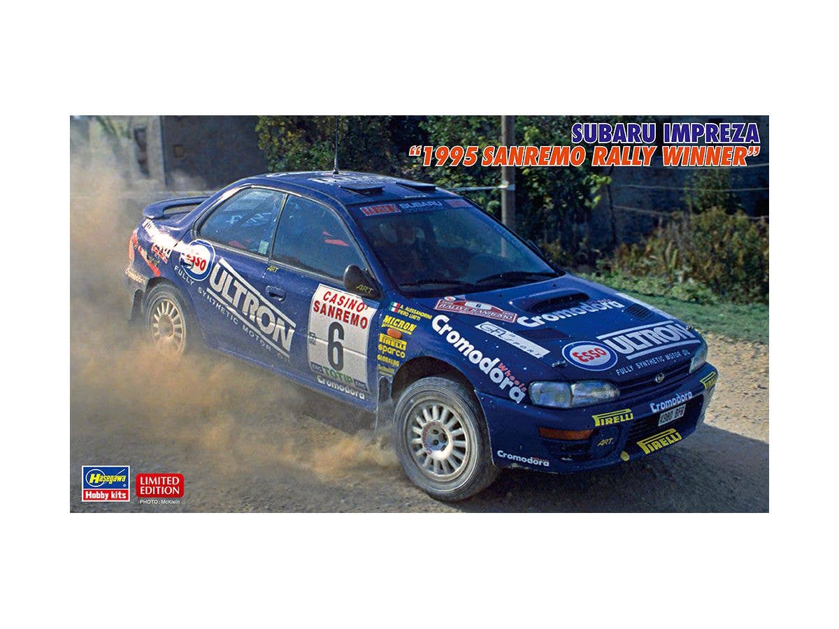 1/24 スバル インプレッサ 1995 サンレモ ラリー ウィナー