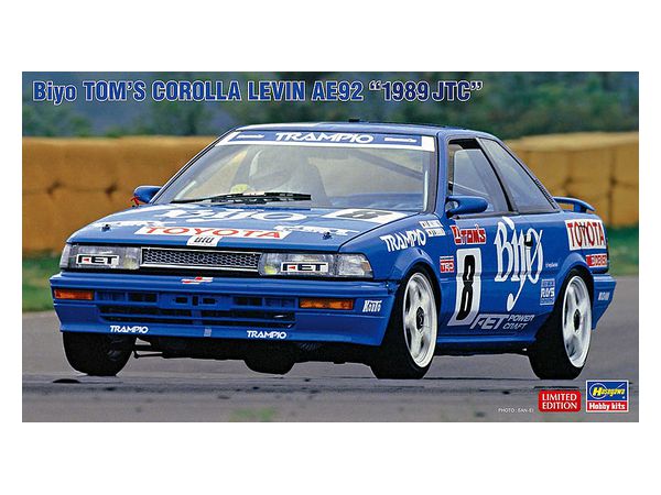 1/24 バイヨ トムス カローラ レビン AE92 1989 JTC
