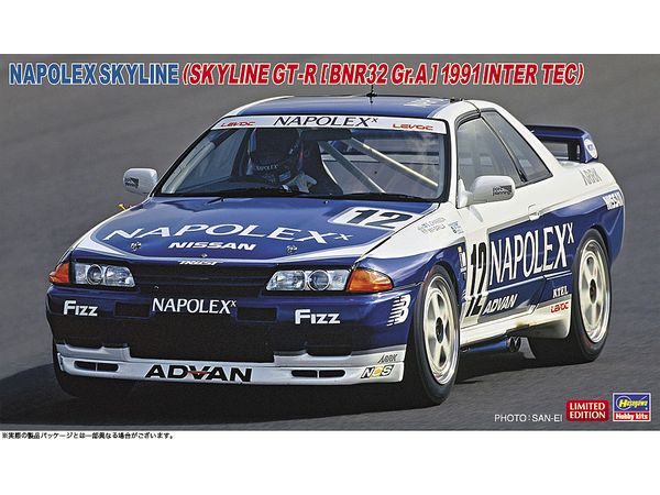 1/24 ナポレックス スカイライン (スカイラインGT-R [BNR32 Gr.A仕様] 1991 インターTEC)