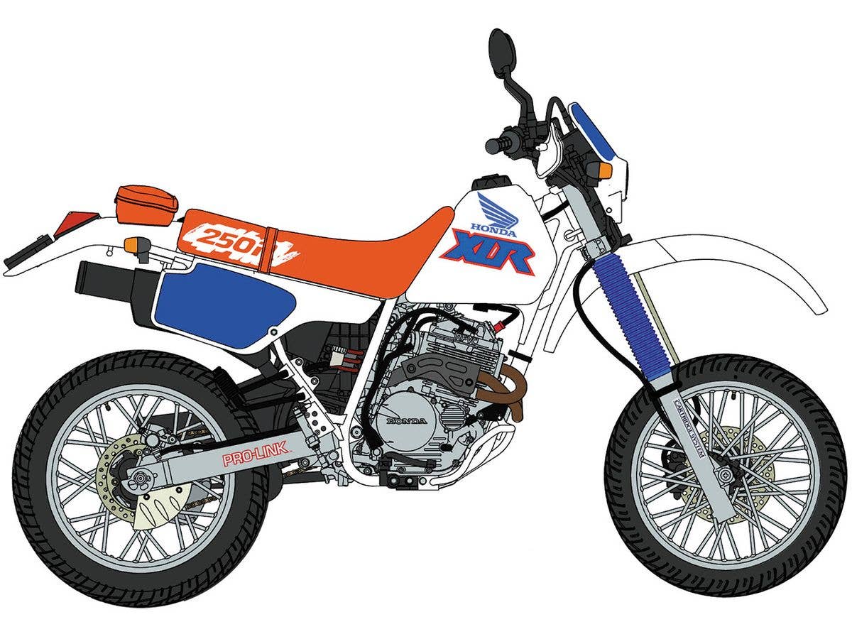 1/12 ホンダ XLR250R (MD22) (1991) モタードカスタム