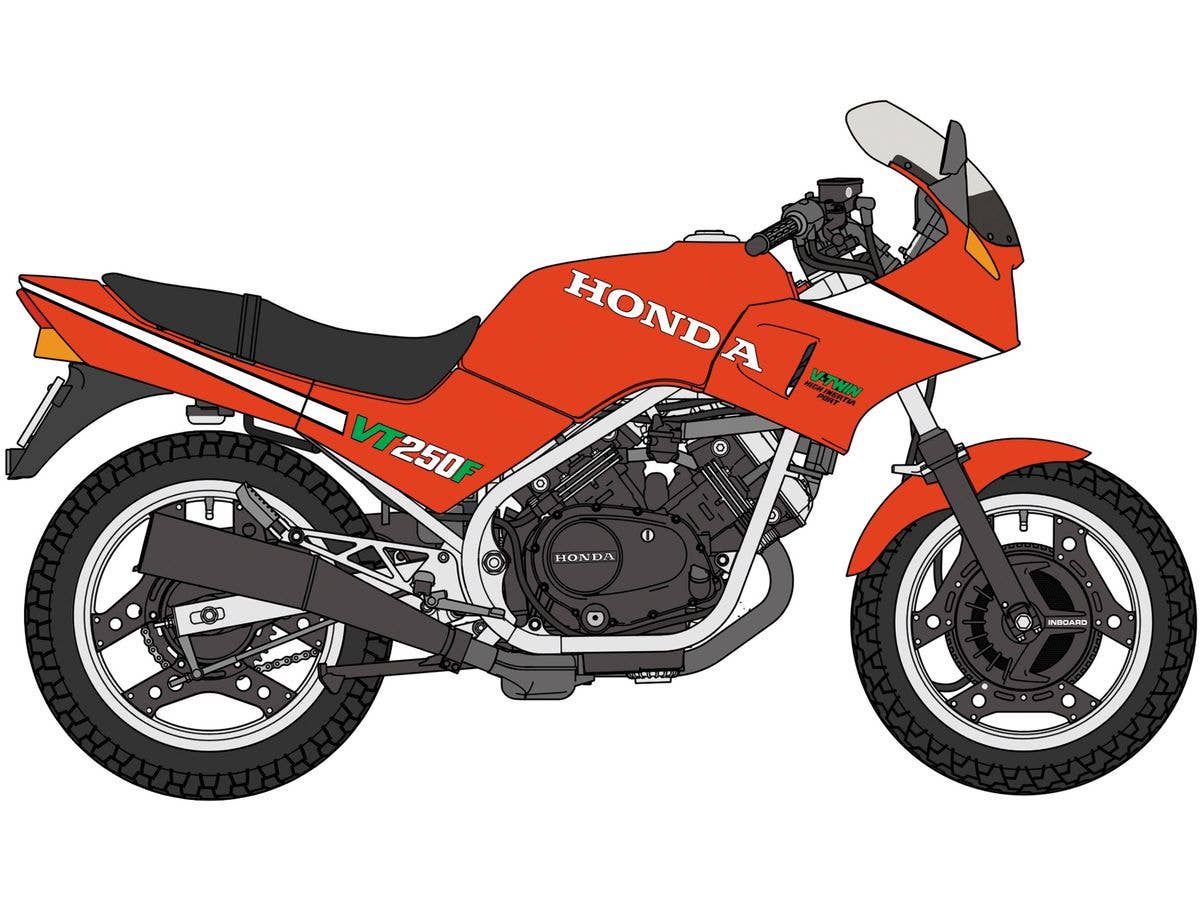 1/12 ホンダ VT250F (MC08) (1984) レッドカラー