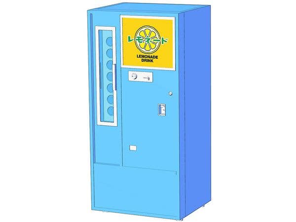 1/12 レトロ自販機 瓶ジュース