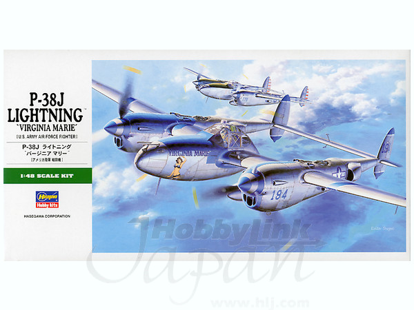 1/48 P-38J ライトニングバージニアマリー