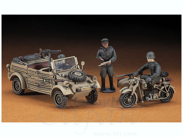 1/72 キューベルワーゲン/BMW サイドカー