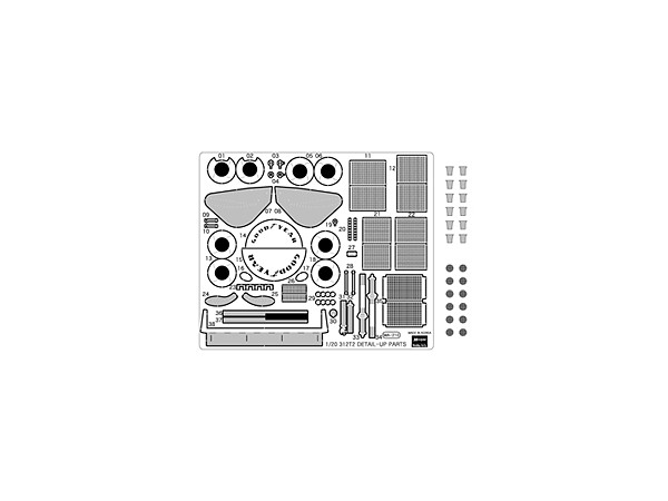 1/20 フェラーリ 312T2 用エッチングパーツ