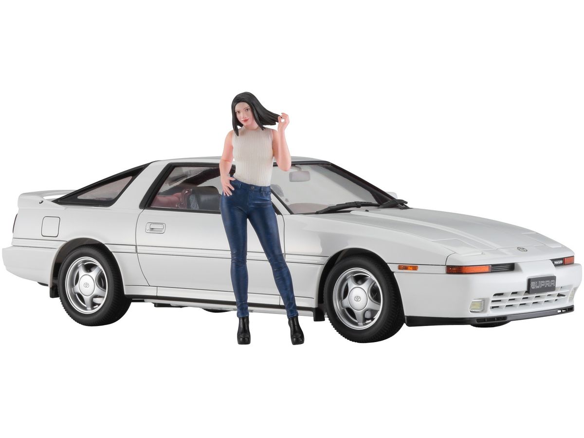1/24 トヨタ スープラ A70 2.0GTツインターボ 1990 w/ガールズフィギュア