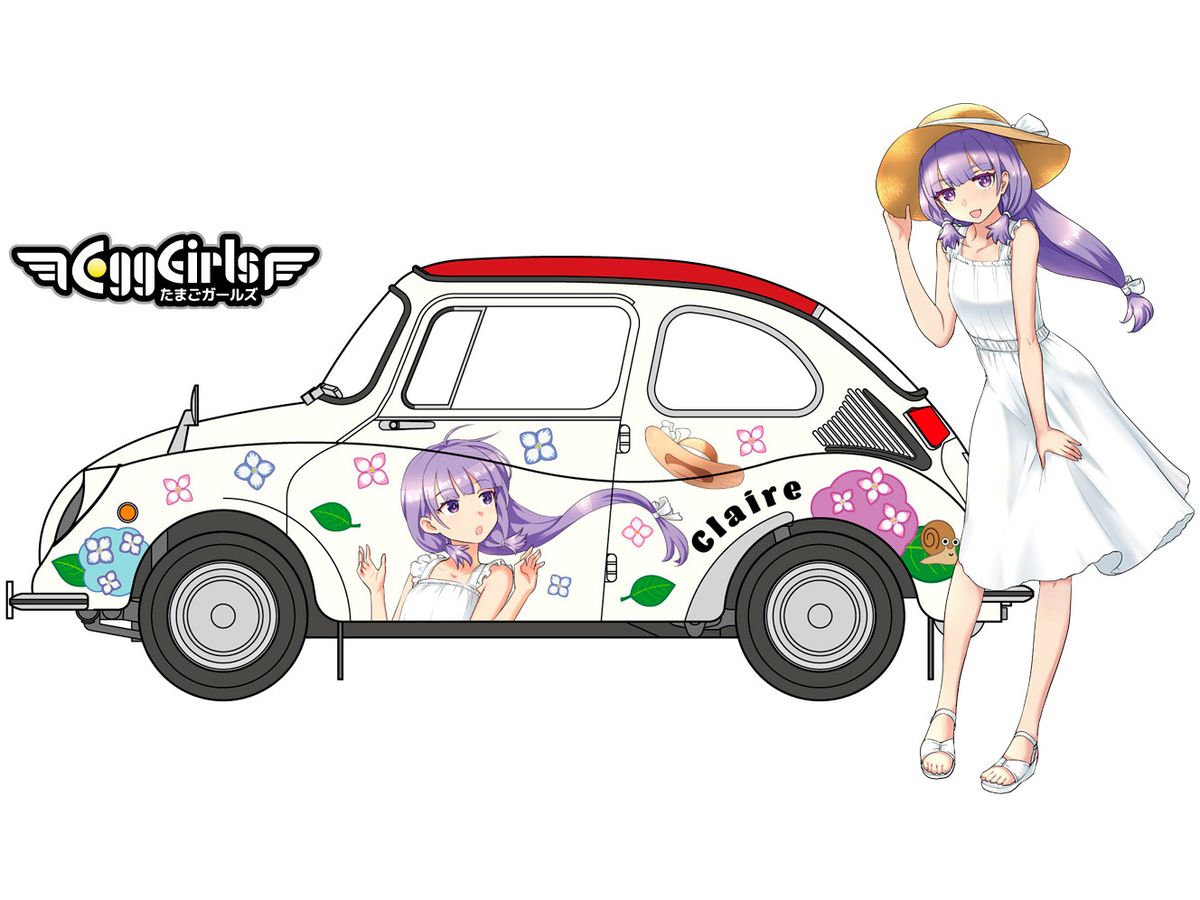 1/24 スバル 360 デラックス クレア フロスト w/フィギュア