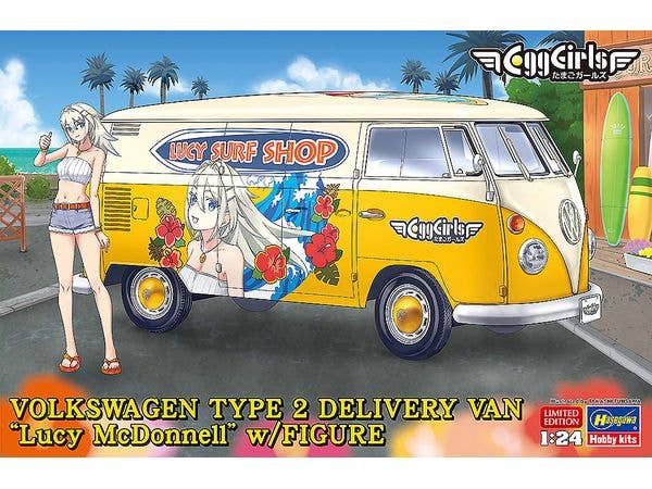 1/24 フォルクスワーゲン タイプ2 デリバリーバン ルーシー マクドネル w/フィギュア