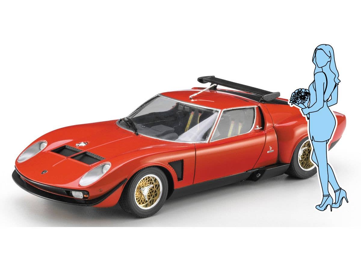 1/24 ランボルギーニ イオタ SVR w/ガールズフィギュア