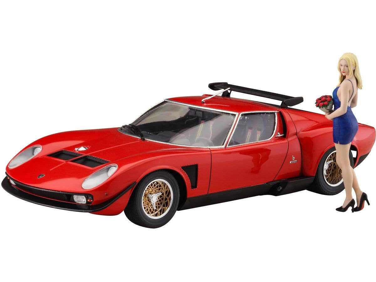 1/24 ランボルギーニ イオタ SVR w/ガールズフィギュア