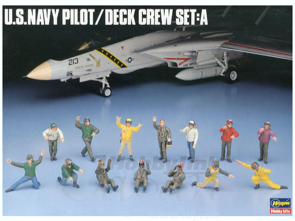 1/48 U.S.ネイビーパイロット/デッキクルーA